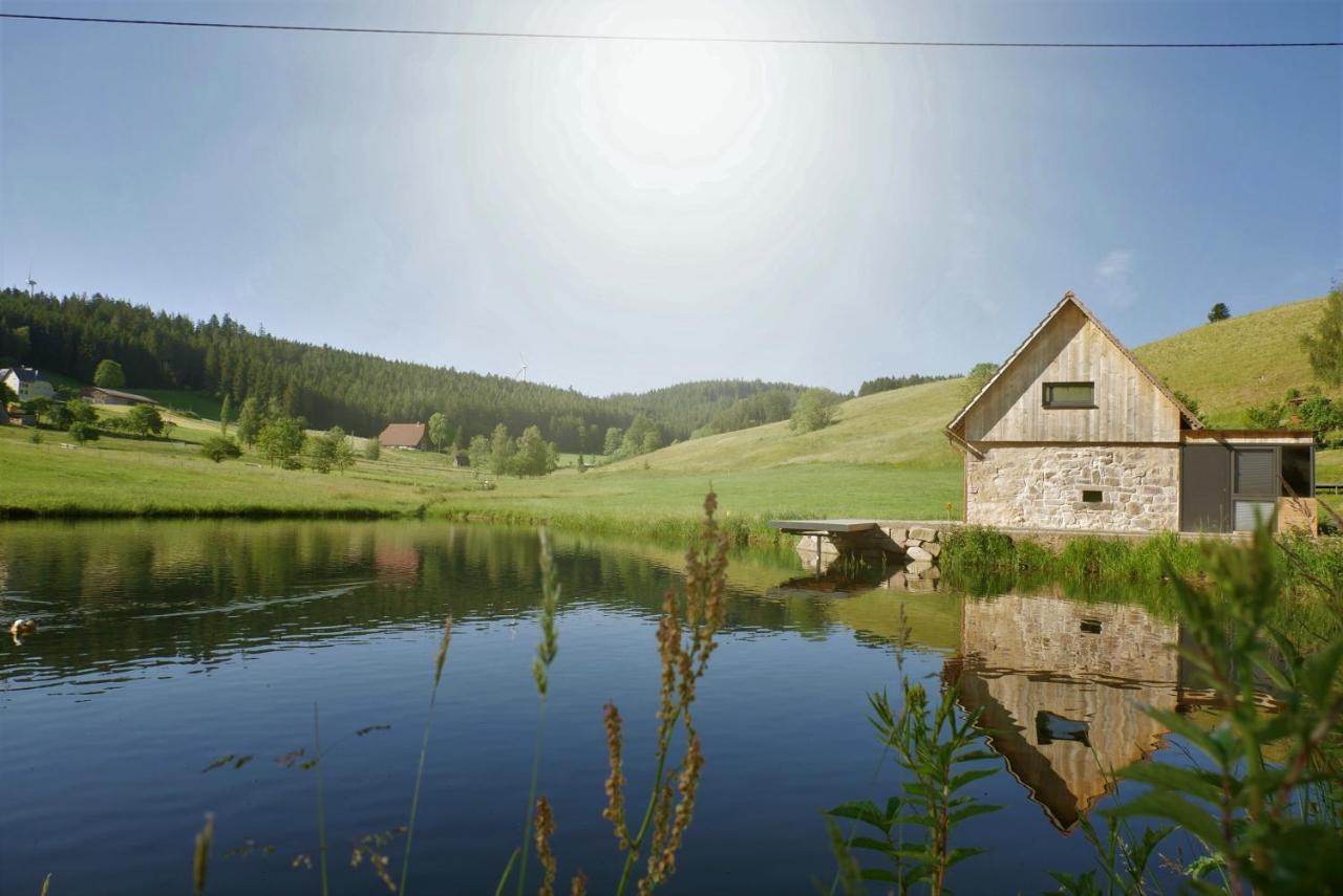 Ferienhaus Im Schwarzwald Am See "Backhaeusle" Villa Hornberg Bagian luar foto