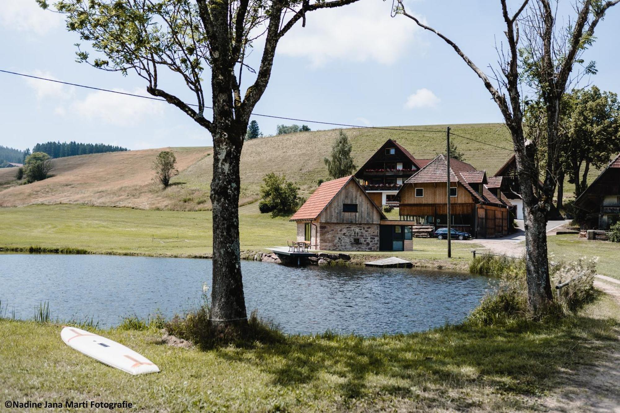 Ferienhaus Im Schwarzwald Am See "Backhaeusle" Villa Hornberg Bagian luar foto