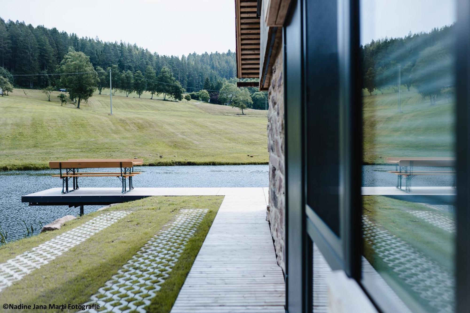 Ferienhaus Im Schwarzwald Am See "Backhaeusle" Villa Hornberg Bagian luar foto